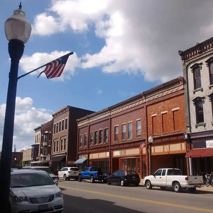 Galion downtown street view
